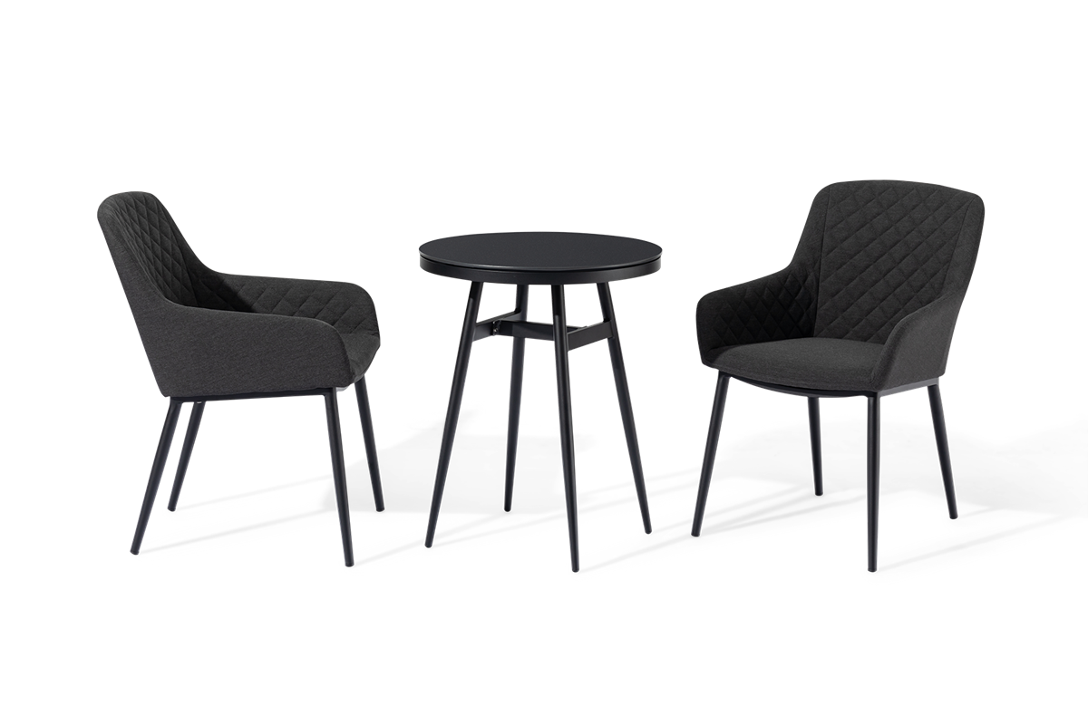 Zest 2 Seat Bistro With Spray Stone Round Table Maze
